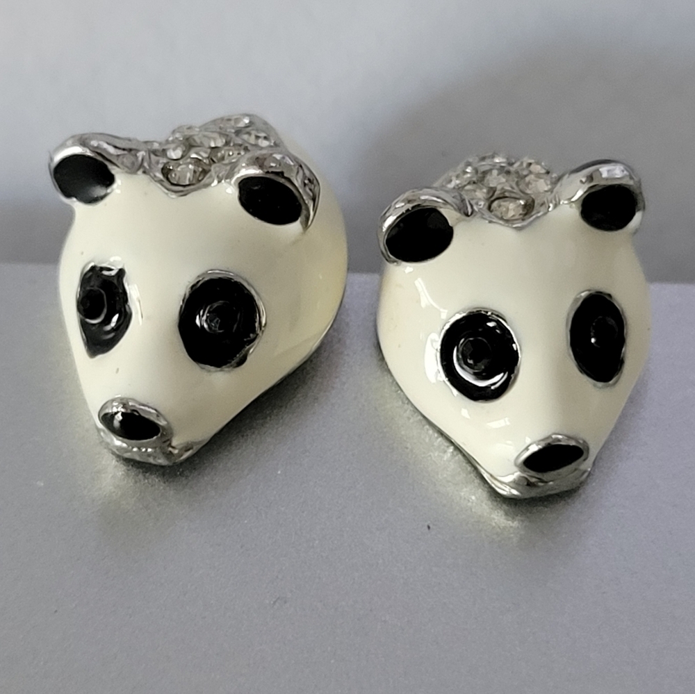 Panda Small Earrings.